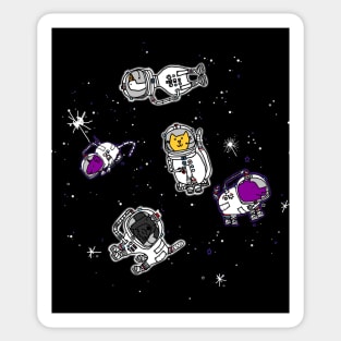 Space Crew 2420 Out There Social Distancing Sticker